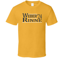 Shea Weber And Pekka Rinne For President '24 Nashville Hockey Fan T Sh