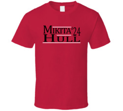 Stan Mikita And Bobby Hull For President '24 Chicago Hockey Fan T Shir