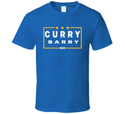 Stephen Curry Rick Barry For President 2024 Golden State Basketball Fa