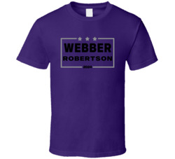 Chris Webber Oscar Robertson For President 2024 Sacramento Basketball 