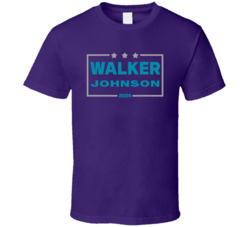Kemba Walker Larry Johnson For President 2024 Charlotte Basketball Fan