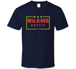 Dominique Wilkins Bob Pettit For President 2024 Atlanta Basketball Fan