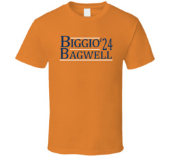 Craig Biggio Jeff Bagwell For President '24 Houston Baseball Fan T Shi
