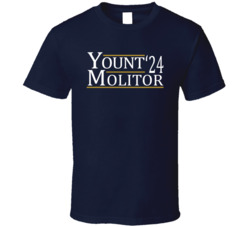 Robin Yount Paul Molitor For President '24 Milwaukee Baseball Fan T Sh