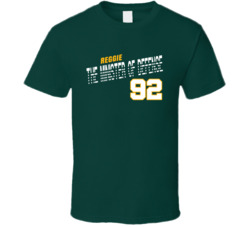 Reggie White 92 The Minister Of Defense Favorite Player Football Fan T