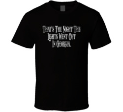 The Night The Lights Went Out In Georgia Designing Women Tv Show Fan T
