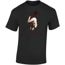 Let Me In Movie Retro Graphic Unisex Soft Cotton Black T Shirt