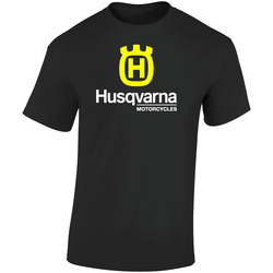 Husqvarna Motorcycles Style Retro Graphic Unisex Soft Cotton Black T Shirt