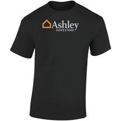 Ashley Furniture Homestore White Retail  1 Retro Graphic Unisex Soft Cotton Black T Shirt