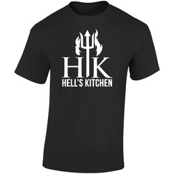 Hell's Kitchen Retro Graphic Unisex Soft Cotton Black T Shirt