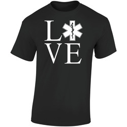 We Love What We Do Retro Graphic Unisex Soft Cotton Black T Shirt