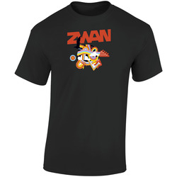 Zwan 2200x3000 Retro Graphic Unisex Soft Cotton Black T Shirt