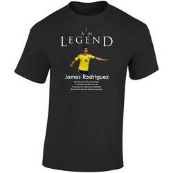 James Rodriguez Columbia Legend Soccer Futbol Retro Graphic Unisex Soft Cotton Black T Shirt