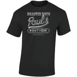 Pauls Boutique 80s Retro Graphic Unisex Soft Cotton Black T Shirt