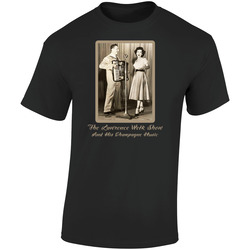 Lawrence Welk Show Retro Graphic Unisex Soft Cotton Black T Shirt