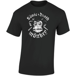 Sonic Death Monkey Kathleen Turner Overdrive Retro Graphic Unisex Soft Cotton Black T Shirt