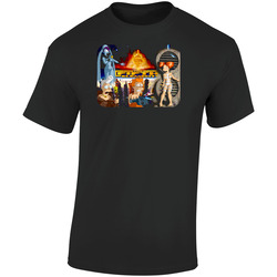 Futurama Parody Retro Graphic Unisex Soft Cotton Black T Shirt
