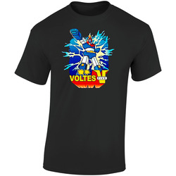 Voltes V Anime Cartoon Retro Graphic Unisex Soft Cotton Black T Shirt