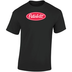 Peterbilt Auto Retro Graphic Unisex Soft Cotton Black T Shirt