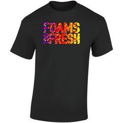 Foams Too Fresh Inspired By Asteroid Foamposite Sneaker Black Retro Graphic Unisex Soft Cotton Black T Shirt