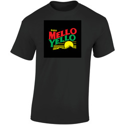 Mello Yellow soft drink (2).jpg Retro Graphic Unisex Soft Cotton Black T Shirt