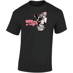 Highschool Of The Dead Anime Retro Graphic Unisex Soft Cotton Black T Shirt
