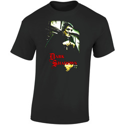 Dark Shadows Tv Show Retro Graphic Unisex Soft Cotton Black T Shirt