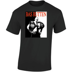 Bas Rutten Mma Legend Retro Graphic Unisex Soft Cotton Black T Shirt