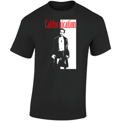 Californication Hank Moody Retro Graphic Unisex Soft Cotton Black T Shirt