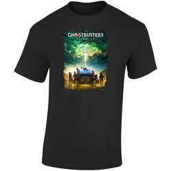 Ghostbusters Afterlife Movie Retro Graphic Unisex Soft Cotton Black T Shirt