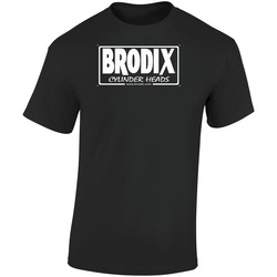 Brodix Cylinder Heads Performance Parts Racing Logo Retro Graphic Unisex Soft Cotton Black T Shirt