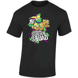 Suicide Squad Dragon Ballz Parody Fan Retro Graphic Unisex Soft Cotton Black T Shirt