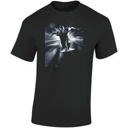 Silver Surfer Rise Of Superhero Comic Retro Graphic Unisex Soft Cotton Black T Shirt