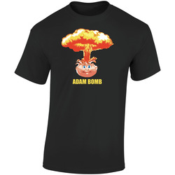 Adam Bomb Garbage Pail Kids Black Retro Graphic Unisex Soft Cotton Black T Shirt