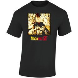 Dragonball Z Anime Retro Graphic Unisex Soft Cotton Black T Shirt
