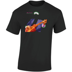 Dire Straits 80's Rock Music Retro Graphic Unisex Soft Cotton Black T Shirt