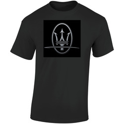 Maserati JOE Retro Graphic Unisex Soft Cotton Black T Shirt