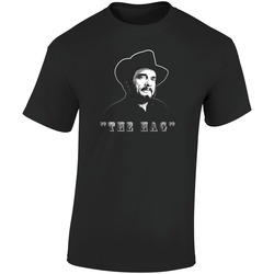 Merle Haggard The Hag KOTZ (2).jpg Retro Graphic Unisex Soft Cotton Black T Shirt