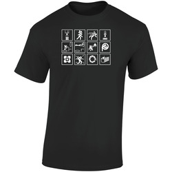 Portal Cube Instructions Gaming Retro Graphic Unisex Soft Cotton Black T Shirt