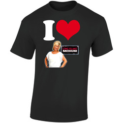 I Love Long Island Medium Retro Graphic Unisex Soft Cotton Black T Shirt