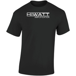 Hiwatt Guitar Amp Company Logo Retro Graphic Unisex Soft Cotton Black T Shirt