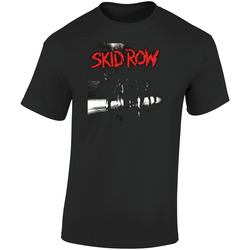 Skid Row Album Cover Rock Group Retro Graphic Unisex Soft Cotton Black T Shirt