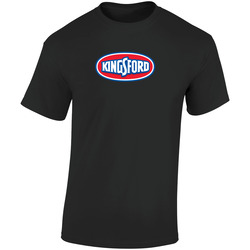 Kingsford Charcoal Popular Usa Barbeque Food Cooking Brand Logo Retro Graphic Unisex Soft Cotton Black T Shirt