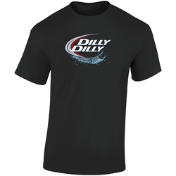 Dilly Retro Graphic Unisex Soft Cotton Black T Shirt