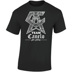 Team Canelo For Glory Black Retro Graphic Unisex Soft Cotton Black T Shirt