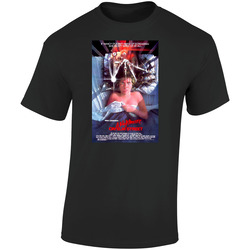 A Nightmare On Elm Street Cool Vintage 80's Movie  Fan Retro Graphic Unisex Soft Cotton Black T Shirt