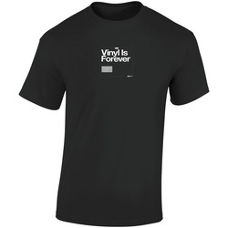 Vinyl Is Forever Music Retro Graphic Unisex Soft Cotton Black T Shirt