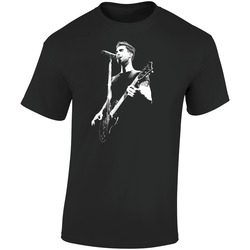 048 Retro Graphic Unisex Soft Cotton Black T Shirt