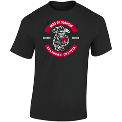 Sooners Oklahoma Retro Graphic Unisex Soft Cotton Black T Shirt