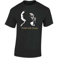 Tears For Fears Retro Graphic Unisex Soft Cotton Black T Shirt
